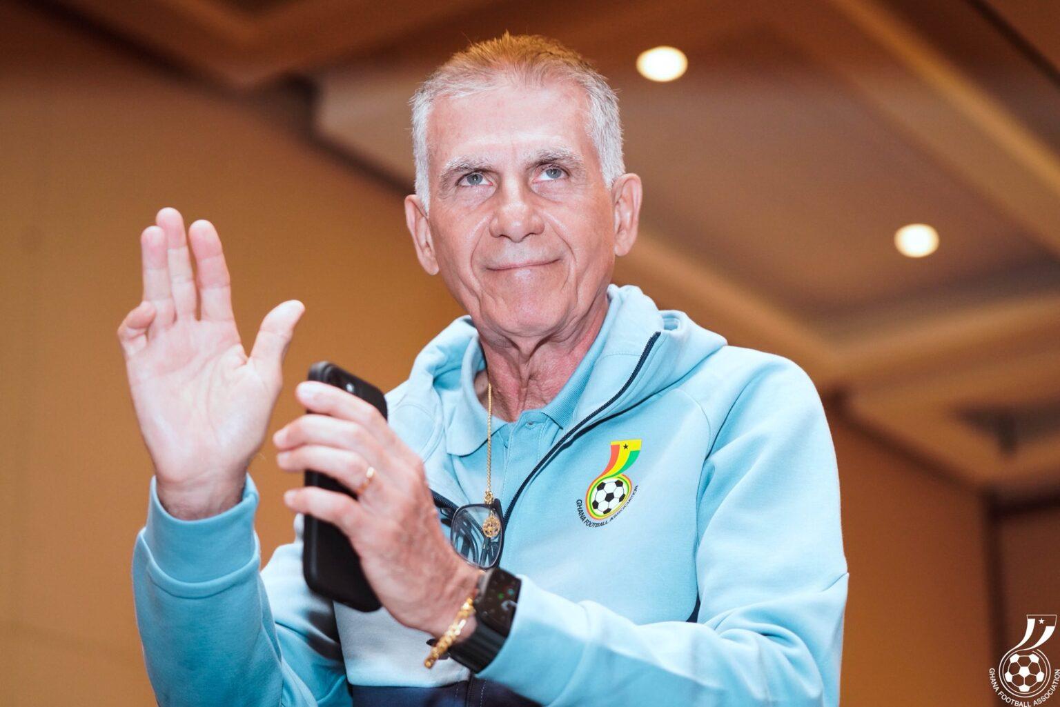 Black Stars Coach Carlos Queiroz: “We Are Ready to Fight for Results” Ahead of Panama Clash