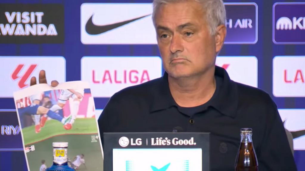 Mourinho Shows Referee Evidence, Claims Atletico Should Have Seen Two Red Cards