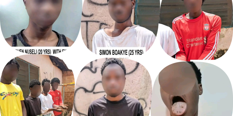 Police Dismantle Alleged Drug Distribution Network Targeting University Students in Kumasi, Arrest 44 Suspects