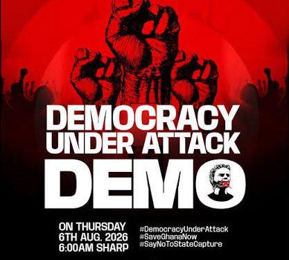 NPP Stages “Democracy Under Attack” Demonstration in Accra Today