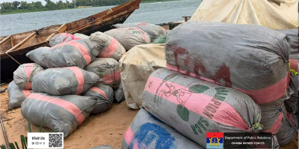 Ghana Navy Intercepts Canoe with 59 Sacks of Marijuana at Ada Estuary