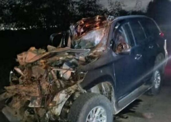One Dead in Fatal Collision Between Pajero Sport and Tipper Truck on Kpong–Tema Highway