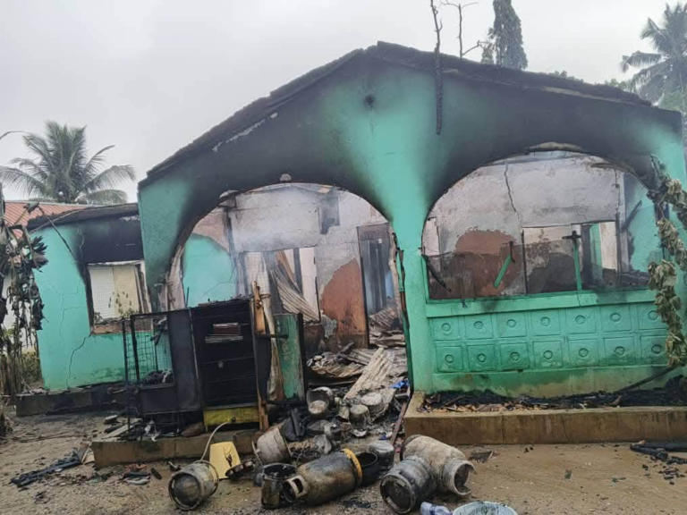 Fire Destroys Six-Bedroom House at Ankaase SDA New Town, Causes GH¢350,000 Damage