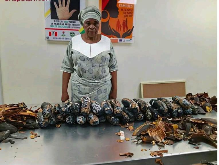 67-Year-Old Grandmother Arrested at Airport with 13kg of Suspected Cocaine Hidden in Plantain Peels
