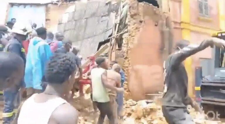 Four Dead, Five Injured as Torrential Rains Cause Building Collapses and Flooding in Cape Coast