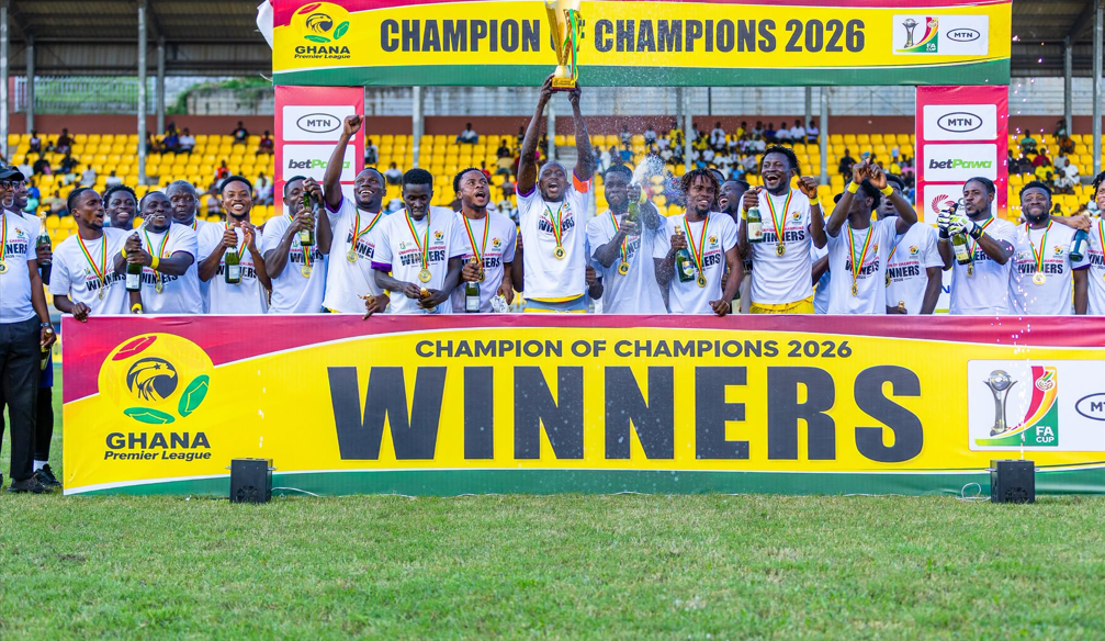 Medeama beat Nations FC to win 2026 Champion of Champions