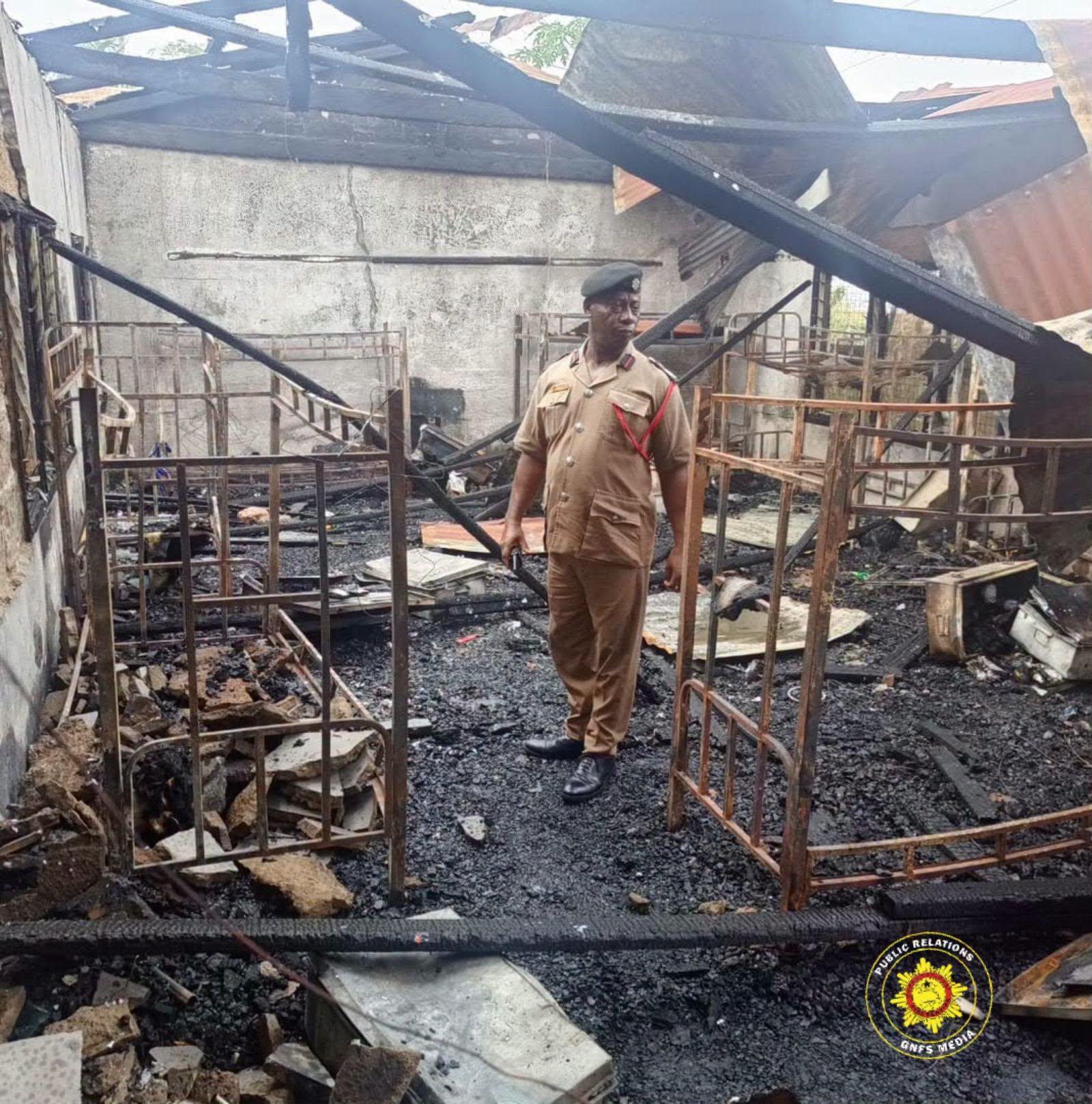 Fire Destroys Two Rooms at Mim Senior High School Girls’ Dormitory