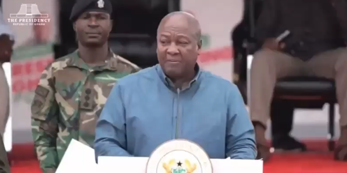 President Mahama Affirms Commitment to Balanced Development Across All Regions