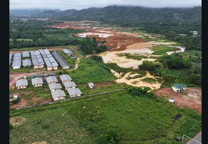 Illegal Miners Invade Agenda 111 Hospital Site at Adansi Asokwa