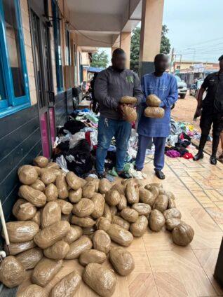 Police Arrest Two Men Over Suspected Narcotic Drugs at Asawase Market in Kumasi