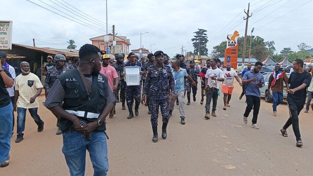 Confusion Hits NPP Western North Regional Elections as Chairmanship Ballot Box Taken into Police Custody