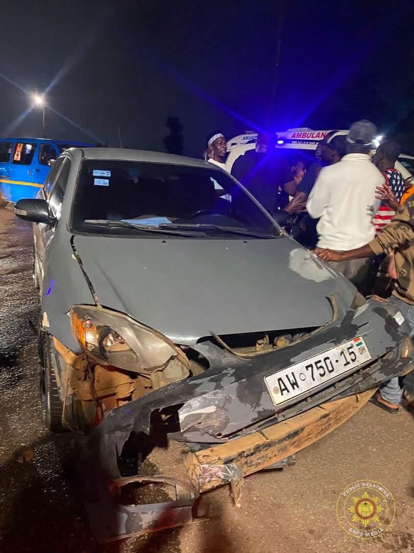 Five Injured in Road Accident at Ahwerase in Akuapem South